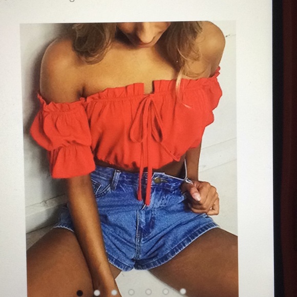 Ruby  red halter top ❤️💕 - Picture 3 of 3